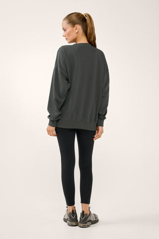 COLLEGIATE SIGNATURE SWEATER GRAPHITE
