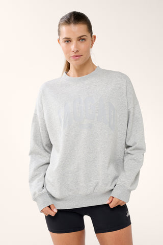 COLLEGIATE SIGNATURE SWEATER GREY MARLE