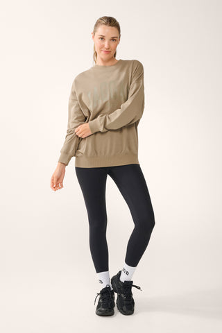 COLLEGIATE SIGNATURE SWEATER OAK BROWN