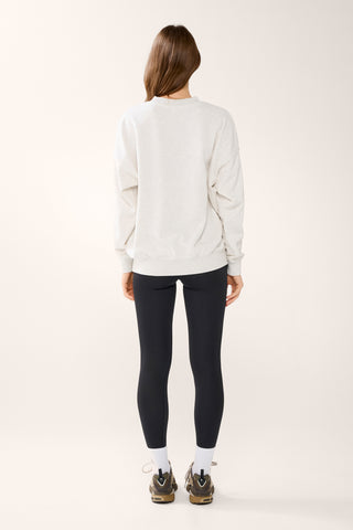 COLLEGIATE SIGNATURE SWEATER WHITE MARLE