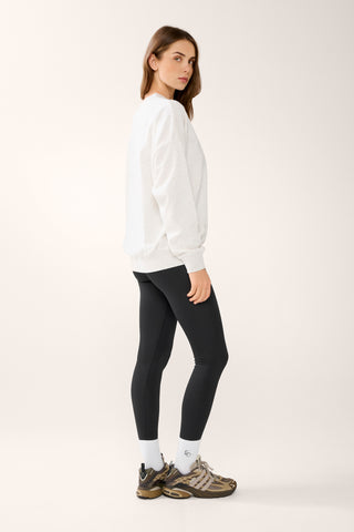 COLLEGIATE SIGNATURE SWEATER WHITE MARLE