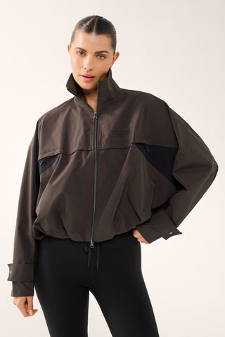 SUMMIT ZIP-THROUGH JACKET COFFEE BEAN
