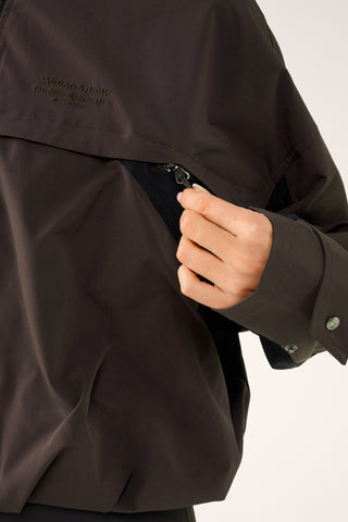 SUMMIT ZIP-THROUGH JACKET COFFEE BEAN