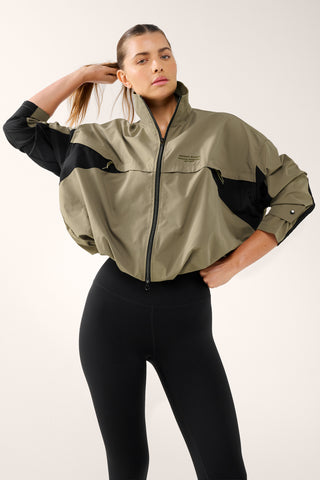 SUMMIT FUNNEL NECK JACKET OAK