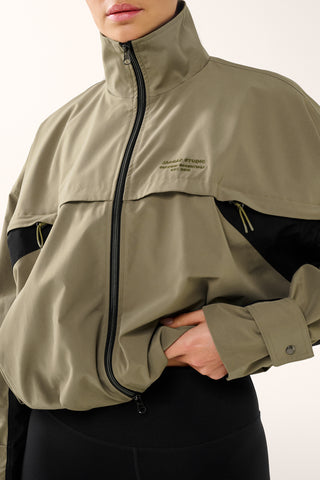 SUMMIT FUNNEL NECK JACKET OAK