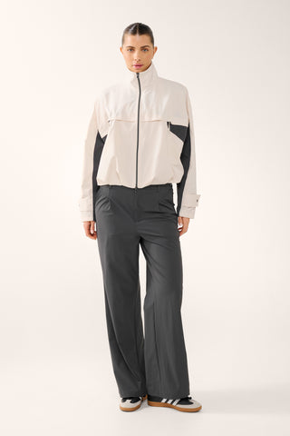 SUMMIT ZIP-THROUGH JACKET SWAN WHITE