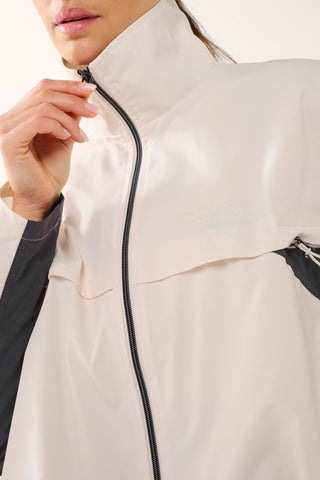 SUMMIT ZIP-THROUGH JACKET SWAN WHITE