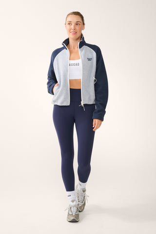 ALUMNI ZIP-THROUGH THERMAFLEECE SWEATER GRY