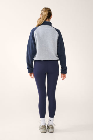 ALUMNI ZIP-THROUGH THERMAFLEECE SWEATER GRY