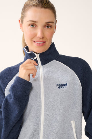 ALUMNI ZIP-THROUGH THERMAFLEECE SWEATER GRY