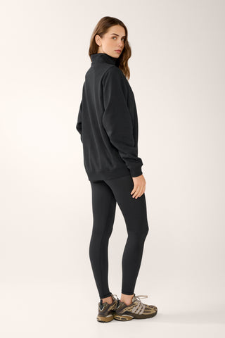 EASTERN COLLARED SWEATER BLACK