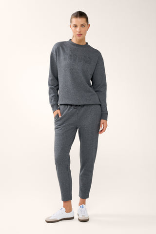 KEYLINE BOXY SWEATER CHARCOAL MARLE