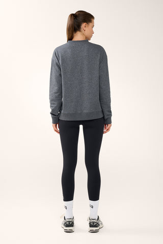 KEYLINE BOXY SWEATER CHARCOAL MARLE