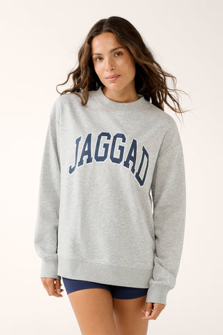 COLLEGE BOXY SWEATER GREY