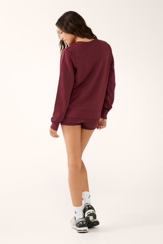 GRADUATE CLASSIC SWEATER CHERRY