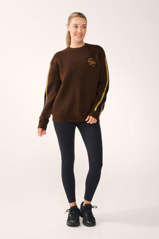 HAWTHORN AFLW X JAGGAD 2026 KNIT SWEATER BROWN