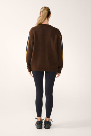 HAWTHORN AFLW X JAGGAD 2026 KNIT SWEATER BROWN
