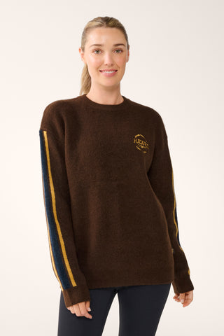 HAWTHORN AFLW X JAGGAD 2026 KNIT SWEATER BROWN