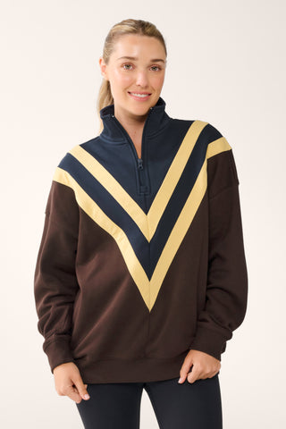 HAWTHORN AFLW X JAGGAD 2026 HALF-ZIP SWEATER