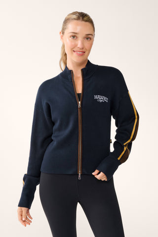 HAWTHORN AFLW X JAGGAD 2026 ZIP KNIT BOMBER