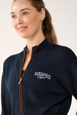 HAWTHORN AFLW X JAGGAD 2026 ZIP KNIT BOMBER