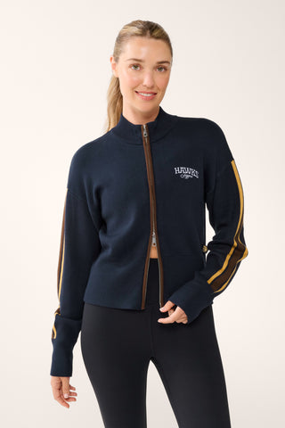 HAWTHORN AFLW X JAGGAD 2026 ZIP KNIT BOMBER