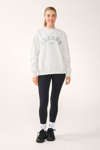 AGENCY BOXY SWEATER WHITE MARLE