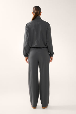 VIVID ZIP-THROUGH JACKET GRAPHITE