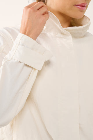 PACE ZIP-THROUGH SPRAY JACKET SWAN WHITE