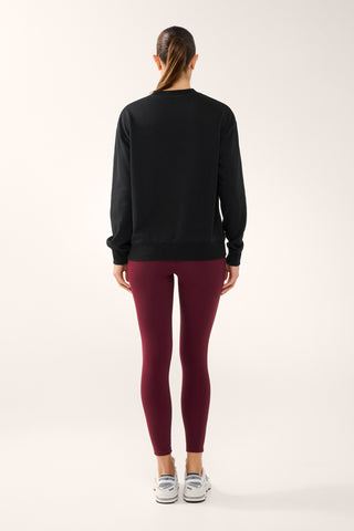 IVY LEAGUE BOXY SWEATER BLACK