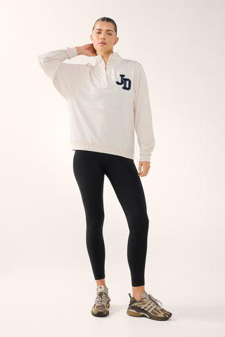 JD COLLARED SWEATER OATMEAL MARLE