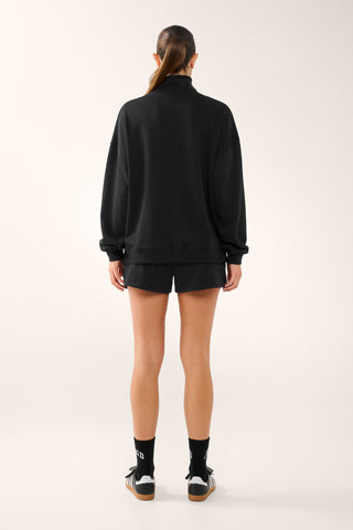 JGD MOCK NECK SWEATER BLACK