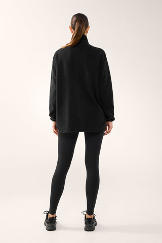 JGD LONGLINE ZIP-THROUGH THERMALITE JACKET BLACK