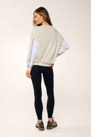 AVENUE SIGNATURE SWEATER OATMEAL MARLE