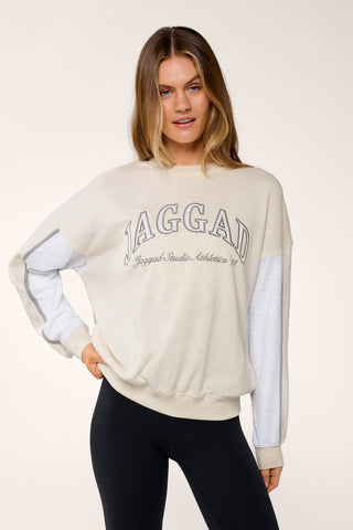 AVENUE SIGNATURE SWEATER OATMEAL MARLE