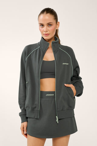 ELEMENT ZIP-THROUGH JACKET GRAPHITE