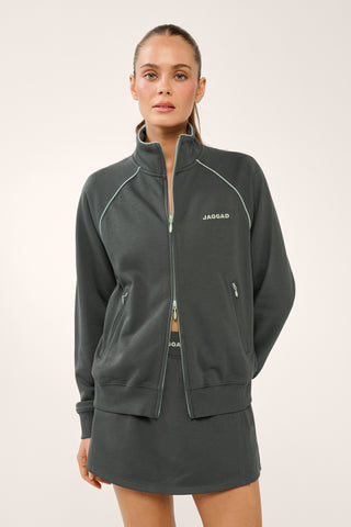 ELEMENT ZIP-THROUGH JACKET GRAPHITE
