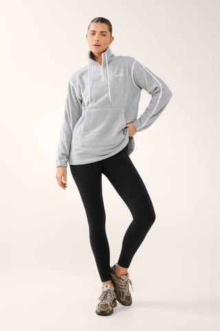 TERRITORY KANGA POCKET HALF-ZIP THERMAFLEECE LITE GREY