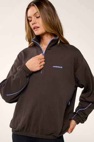 ELEMENT HALF-ZIP SWEATER COFFEE BEAN