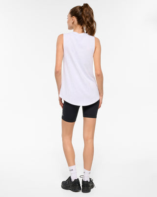 CLASSIC KEYLINE PIMA TANK WHITE MARLE