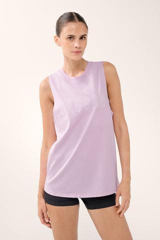 CLASSIC KEYLINE COTTON TANK LAVENDER PINK