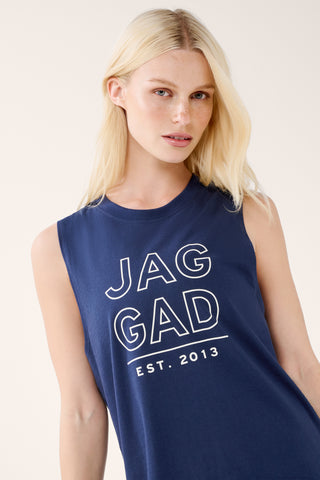 ESTABLISHED COTTON TANK DARK NAVY