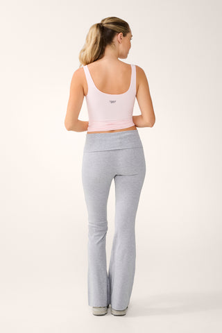 WANDER SQUARE NECK SOFT TANK BARELY PINK