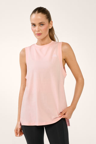 REPLAY BANDED TANK CHALK PINK