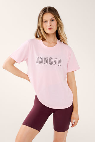 CLASSIC KEYLINE TEE CHALK PINK