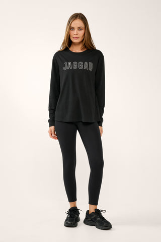 CLASSIC KEYLINE LONG SLEEVE TEE BLACK