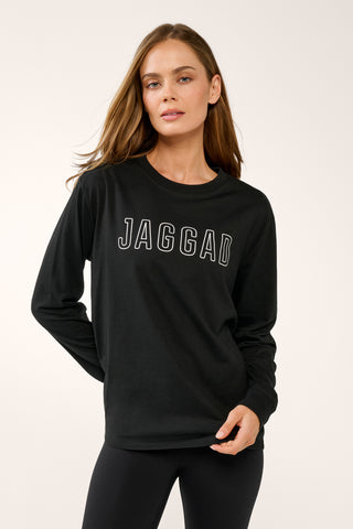 CLASSIC KEYLINE LONG SLEEVE TEE BLACK