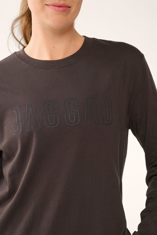 CLASSIC KEYLINE LONG SLEEVE TEE COFFEE BEAN