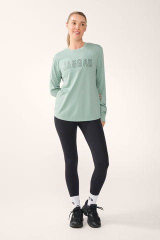 CLASSIC KEYLINE LONG SLEEVE TEE SAGE