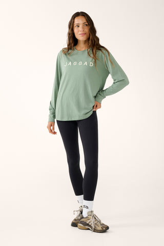 BLOCK CLASSIC LONG SLEEVE TEE GRANITE